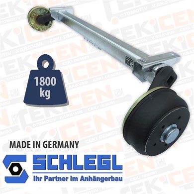 1800 Kg Frenli Torsiyon Dingil - Schlegl