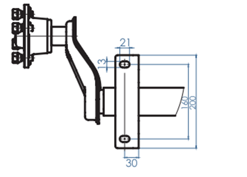 750 Kg Frensiz Torsiyon Dingil - SPP