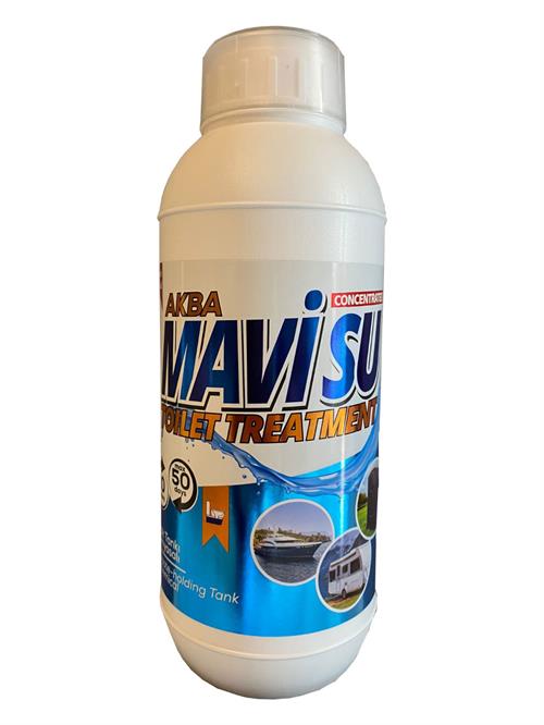 Akba Mavi Su Atık Tankı Kimyasalı - Mavi Su - 1 Lt