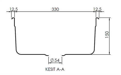 Dikdörtgen 304 Paslanmaz Çelik Eviye – 32,5 x 35,5 cm Lavabo