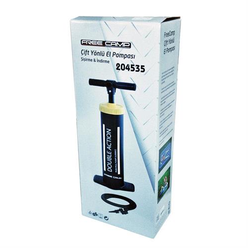 FreeCamp Çift Yönlü El Pompası – Hızlı Şişirme ve İndirme