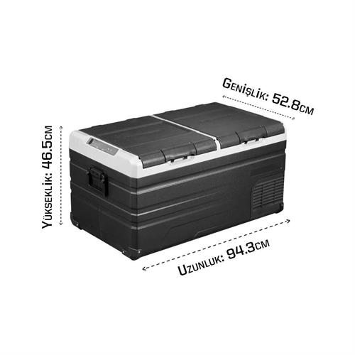 Icepeak Santa Kompresörlü Oto Buzdolabı - 95 Lt