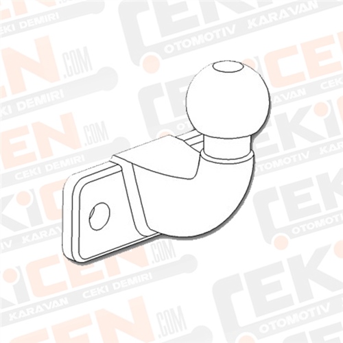 Isuzu D-Max Çeki Demiri , Flanşlı , 2007 - 2012