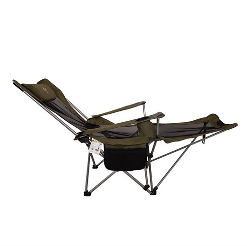 Kamp Sandalyesi - Katlanabilen - Yatabilen - 3 pozisyonlu - Haki