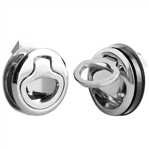 Karavan Dolap Düğmesi - Bas-Çek - Krom Kulp - Küçük - BR2800CH