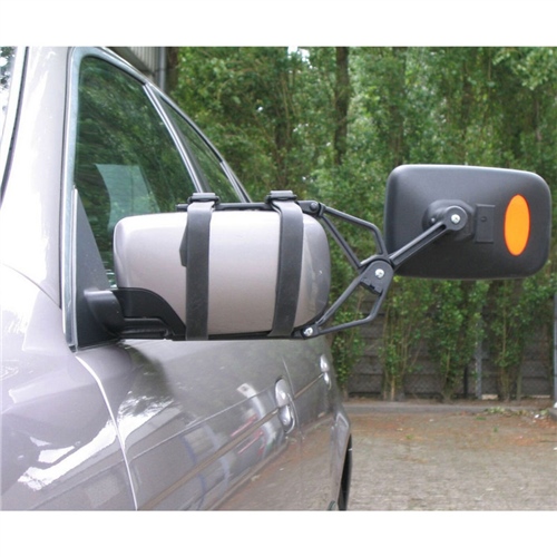 Karavan Yan İlave Geniş Görüş Aynası  - Tek - 1296 - Athena