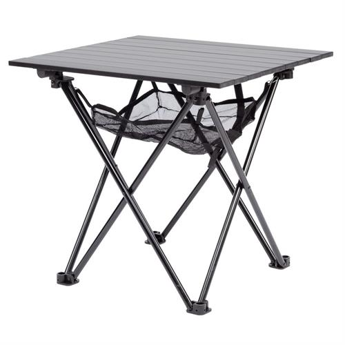 Katlanabilir Alüminyum Siyah Kamp Masası - Büyük Boy