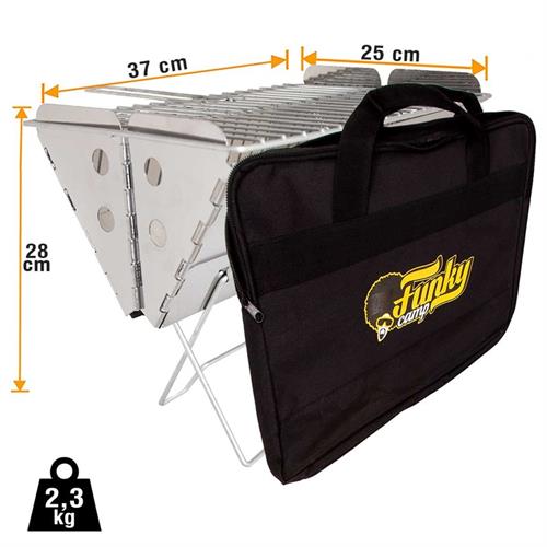 Paslanmaz Çelik Katlanabilir Mangal