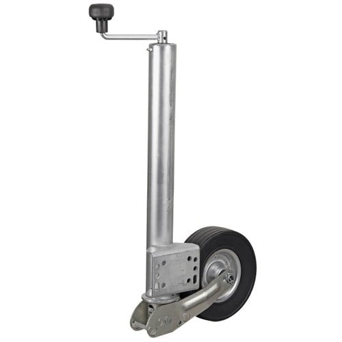 Römork & Karavan Destek Tekerleği - 500 Kg - Flanşlı / Otomatik