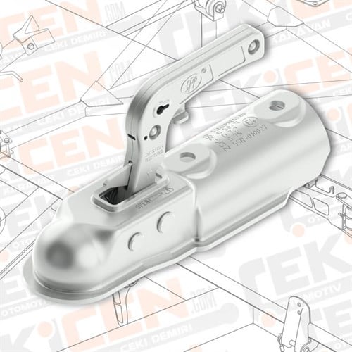 Römork & Karavan Kaplin - 1300 Kg - Yuvarlak 60 mm Bağlantı