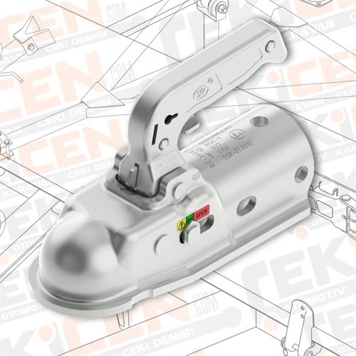 Römork & Karavan Kaplin - 3000 Kg - Yuvarlak 50 mm Bağlantı