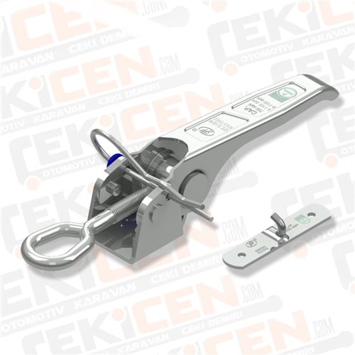 Römork Kasa Kilidi - 241 mm x 40 mm - Damper