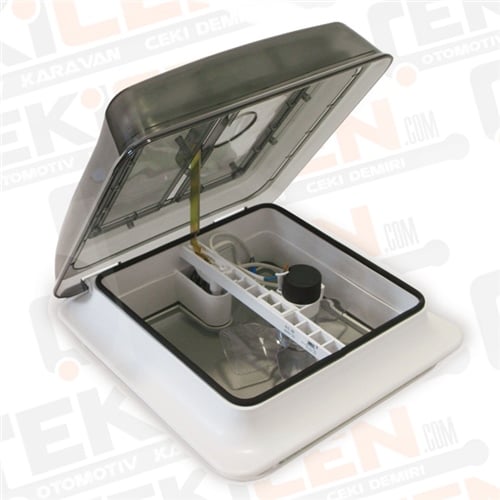 Tavan Havalandırma Heki - Fiamma Vent - Turbo Fanlı - Kristal Camlı - 28x28