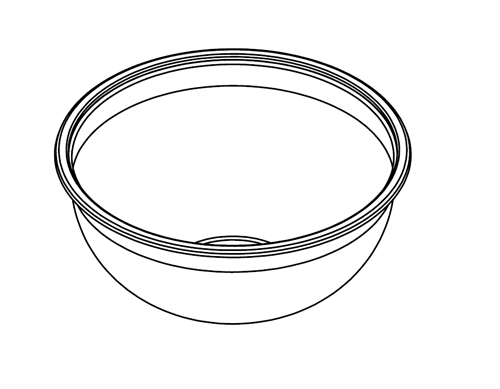 Yuvarlak 304 Paslanmaz Çelik Eviye – 31 cm Küre Lavabo