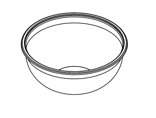 Yuvarlak 304 Paslanmaz Çelik Eviye – 33 cm Küre Lavabo