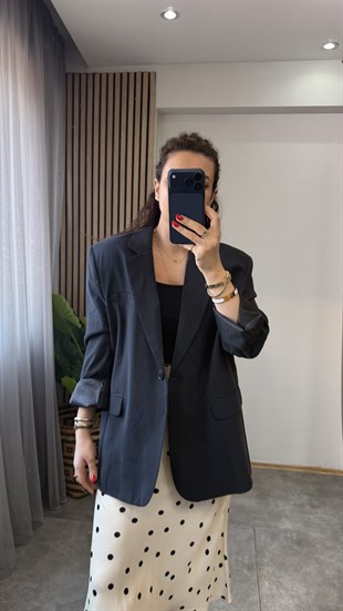 TENSEL BLAZER SİYAH 
