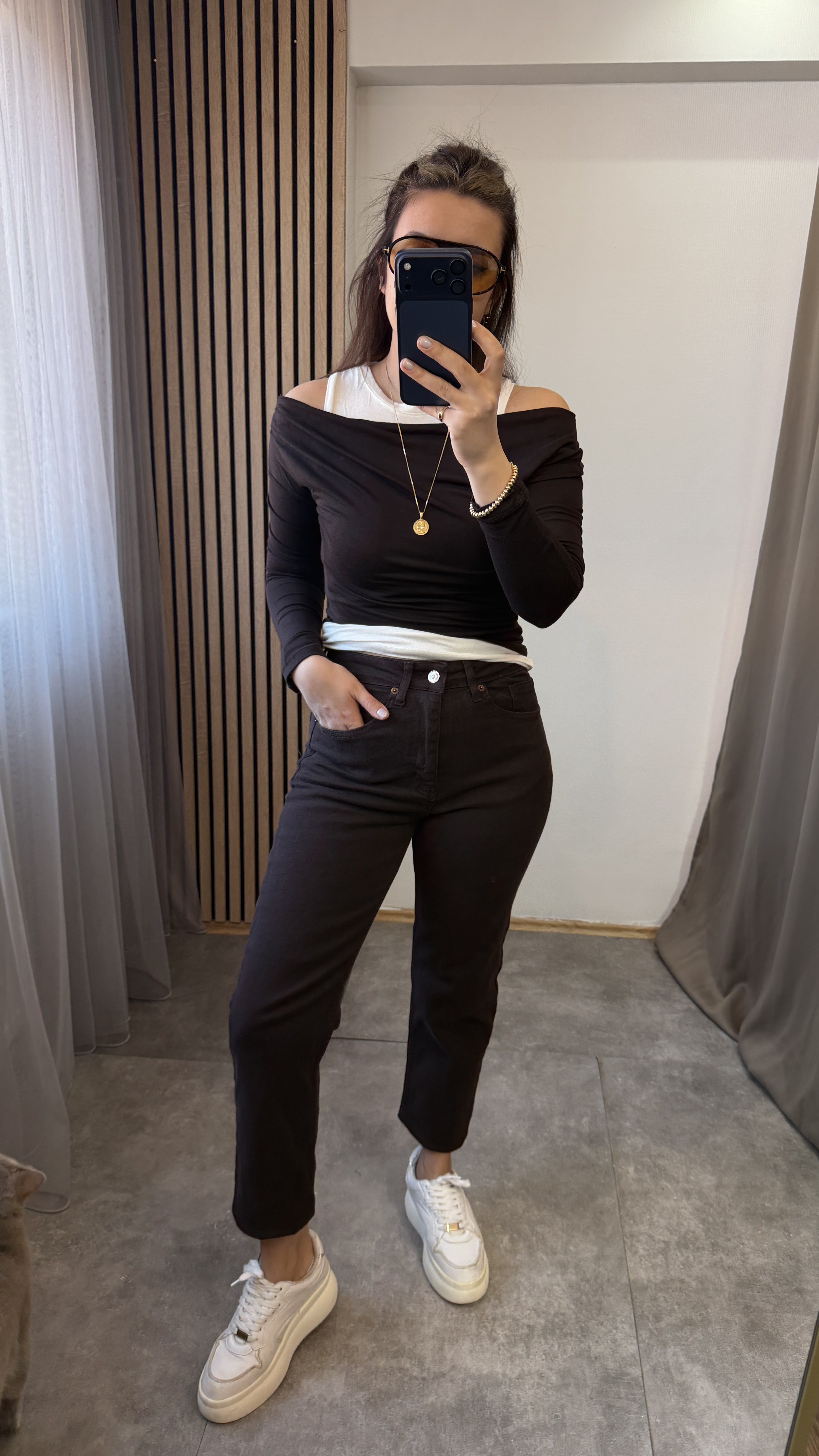 BOYFİT JEAN ACI KAHVE