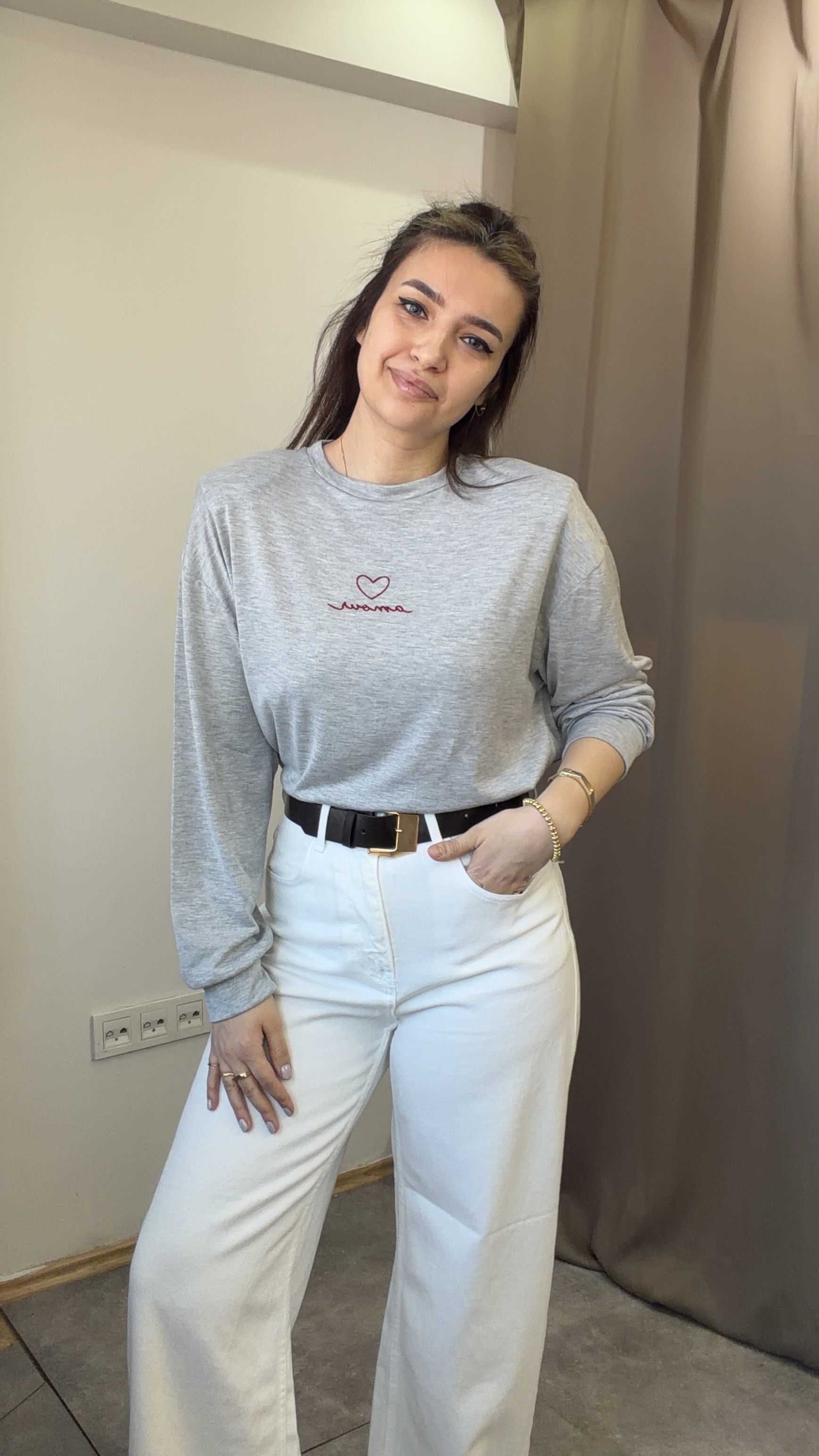 NAKIŞ DETAYLI MODAL BLUZ · 2