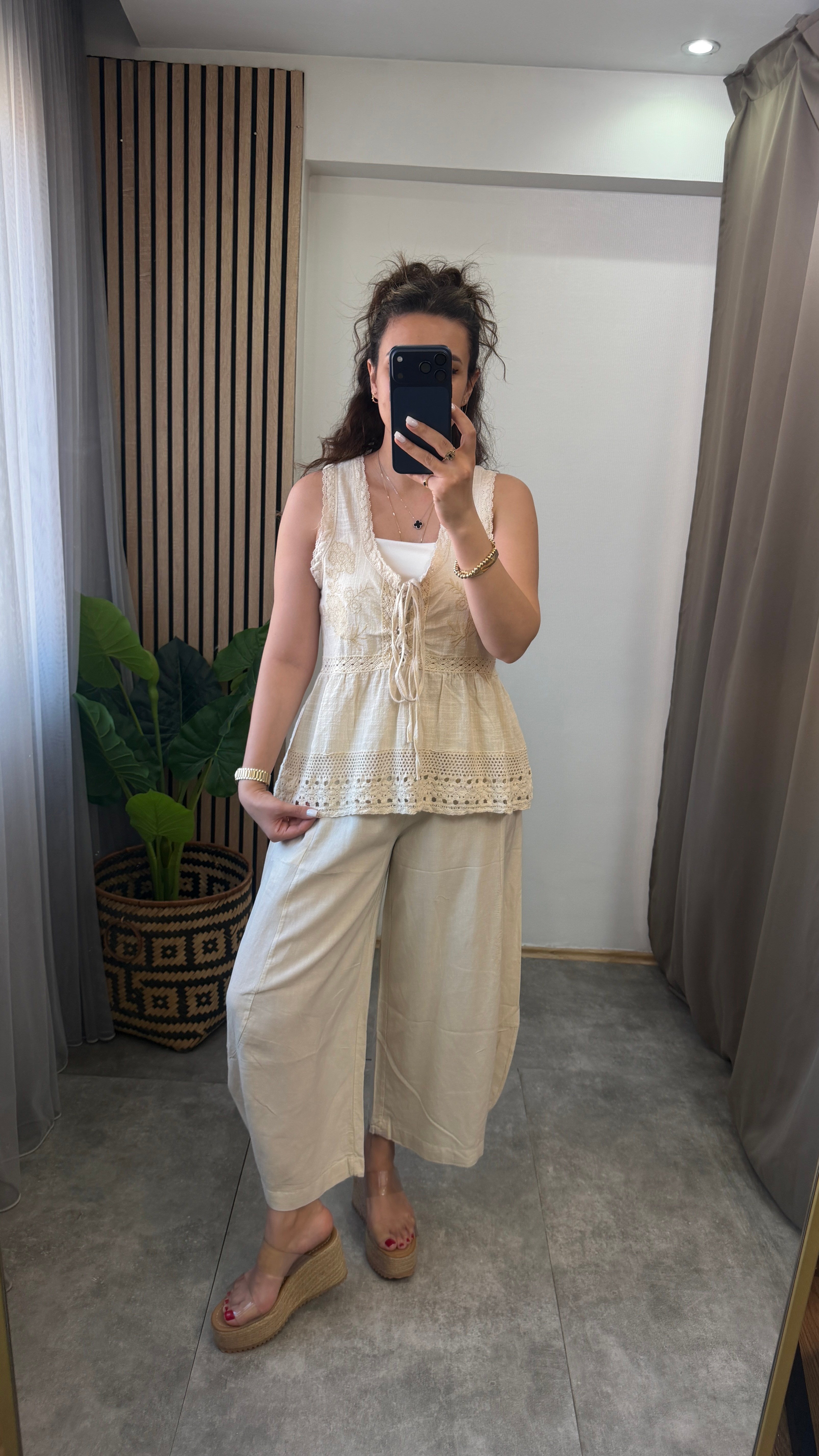 NATUREL ŞALVAR PANTOLON 