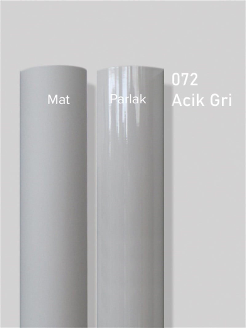 Açık Gri Mat-Parlak Folyo-072