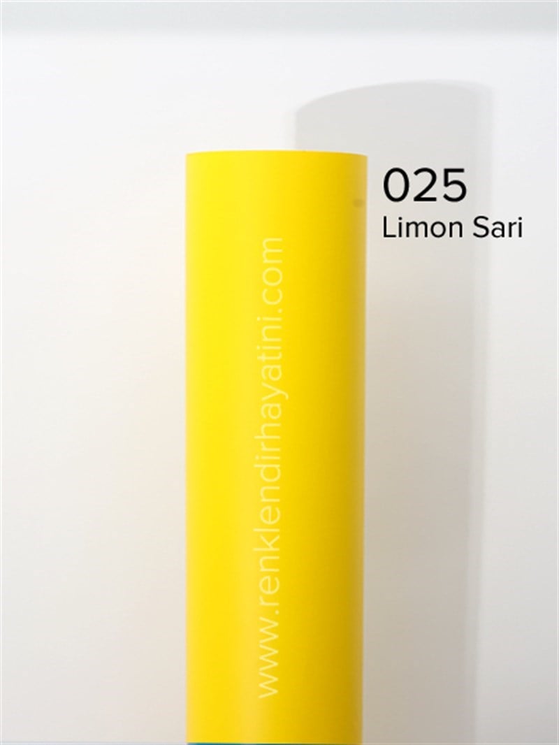 Limon Sarı Mat Folyo-025