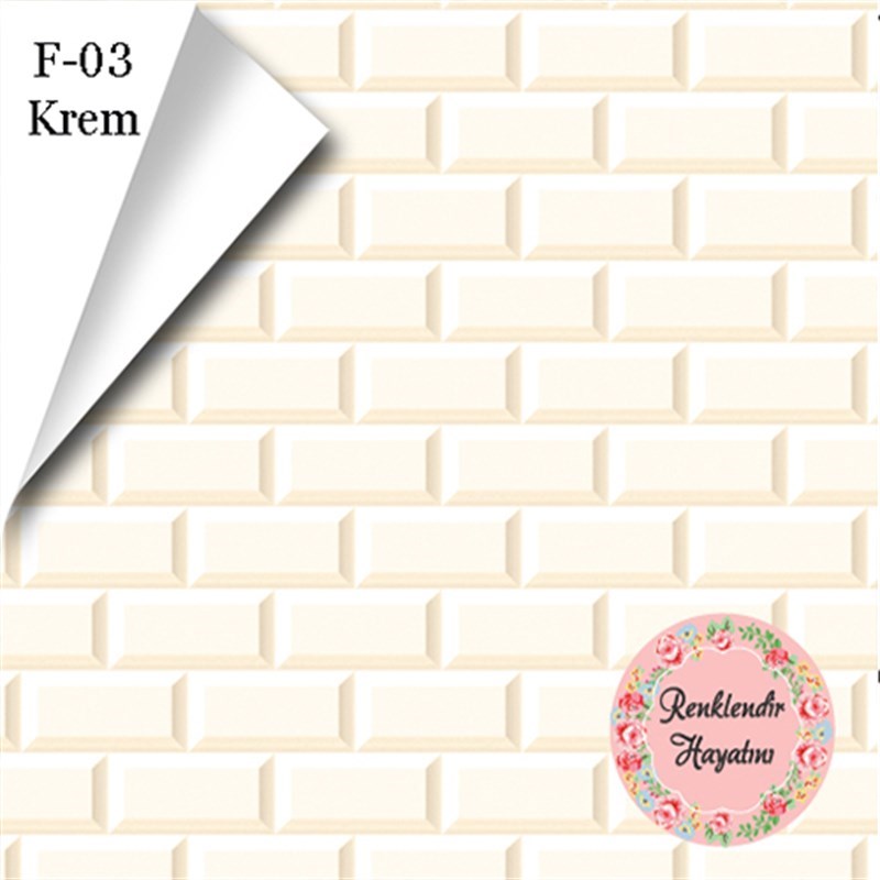Tezgah Arası Folyo F-03 Krem