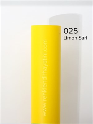 Limon Sarı Mat Folyo-025
