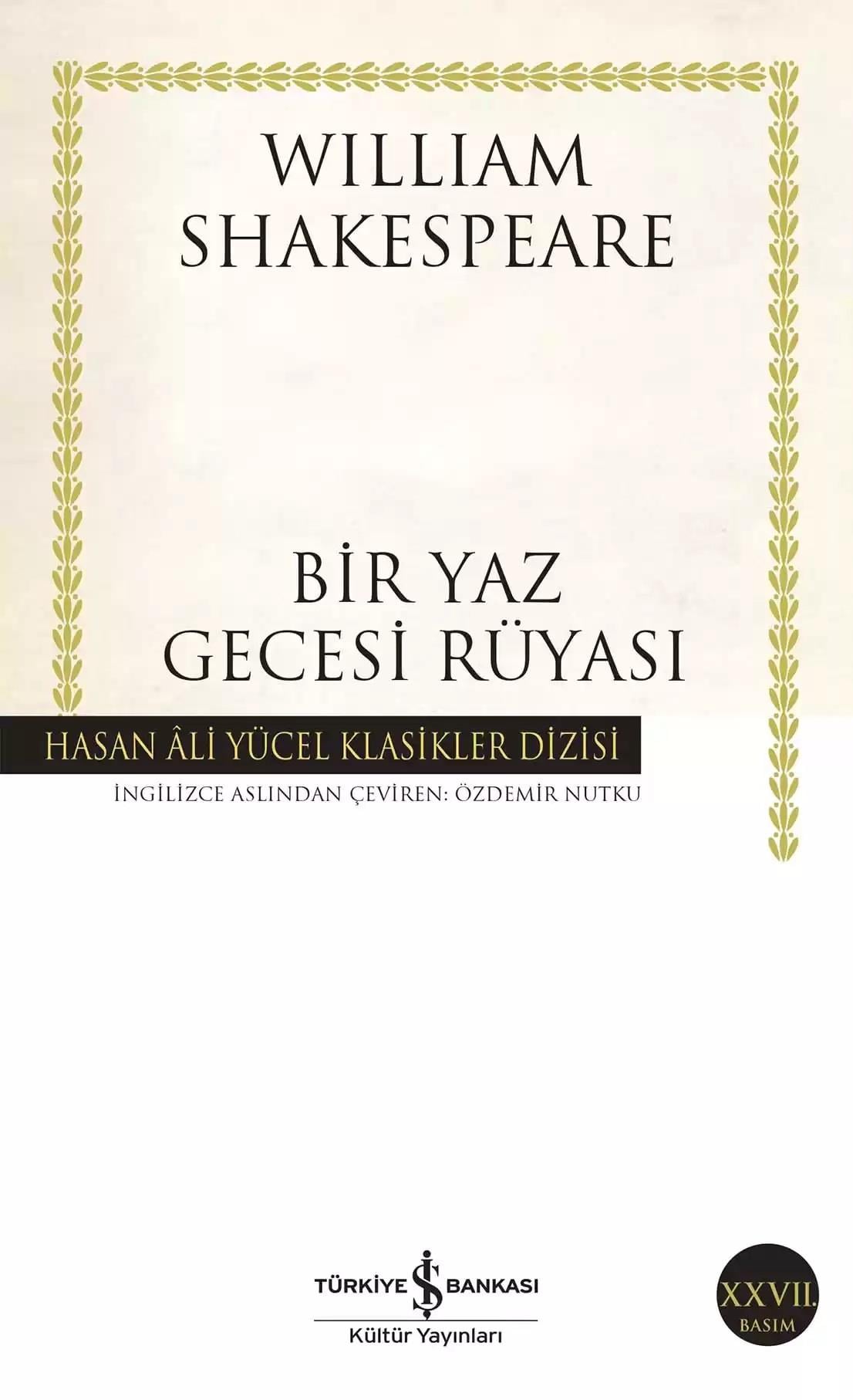 BİR YAZ GECESİ RÜYASI