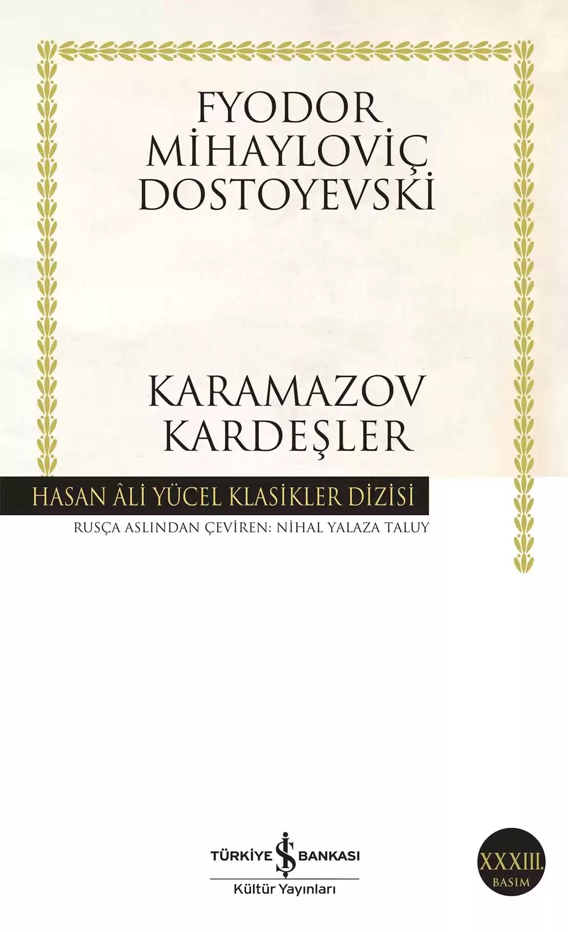 KARAMAZOV KARDEŞLER İ.B