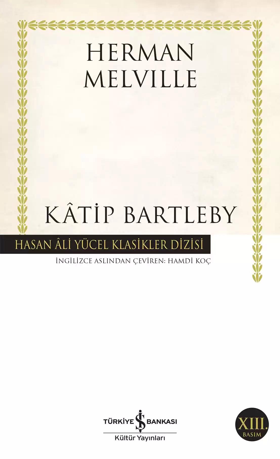 KATİP BARTLEBY