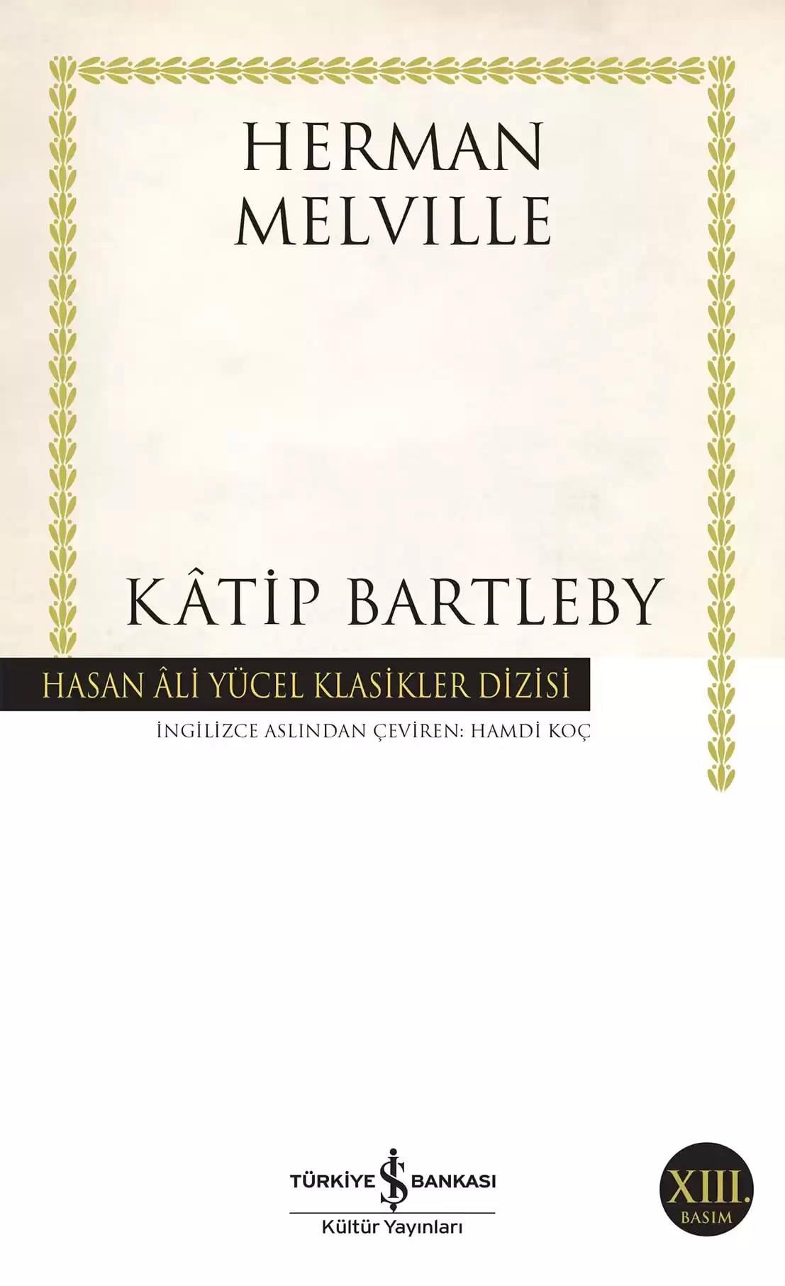 KATİP BARTLEBY