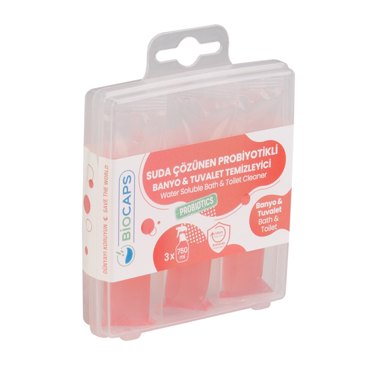9 06 13 04BIOCAPS WC 40 SUDA ÇÖZÜNEN BANYO & TUVALET TEM. ÜR