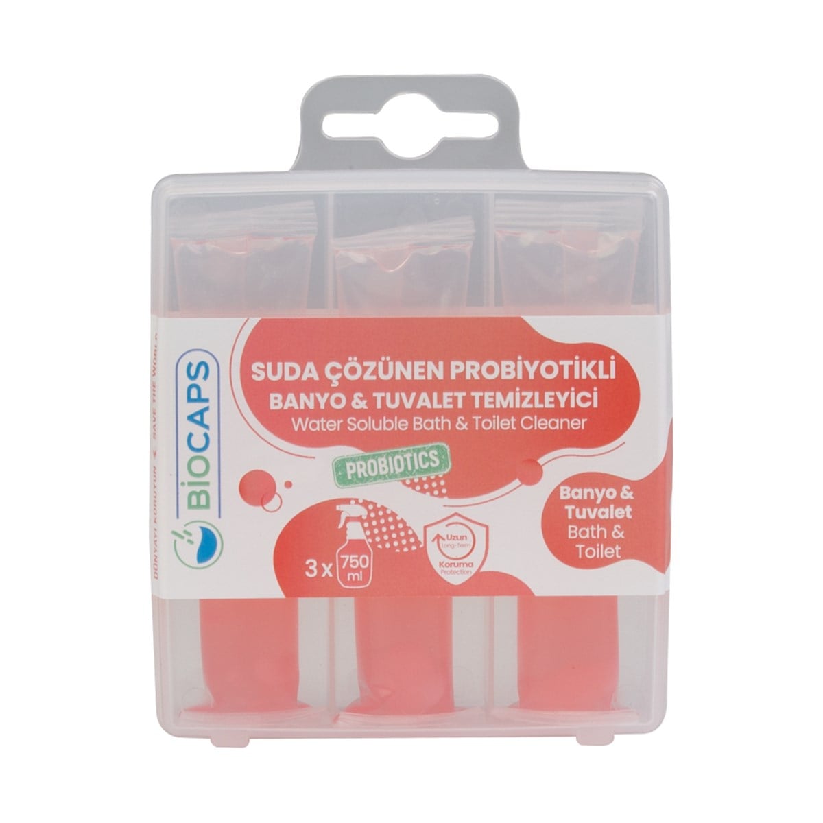 9 06 13 04BIOCAPS WC 40 SUDA ÇÖZÜNEN BANYO & TUVALET TEM. ÜR