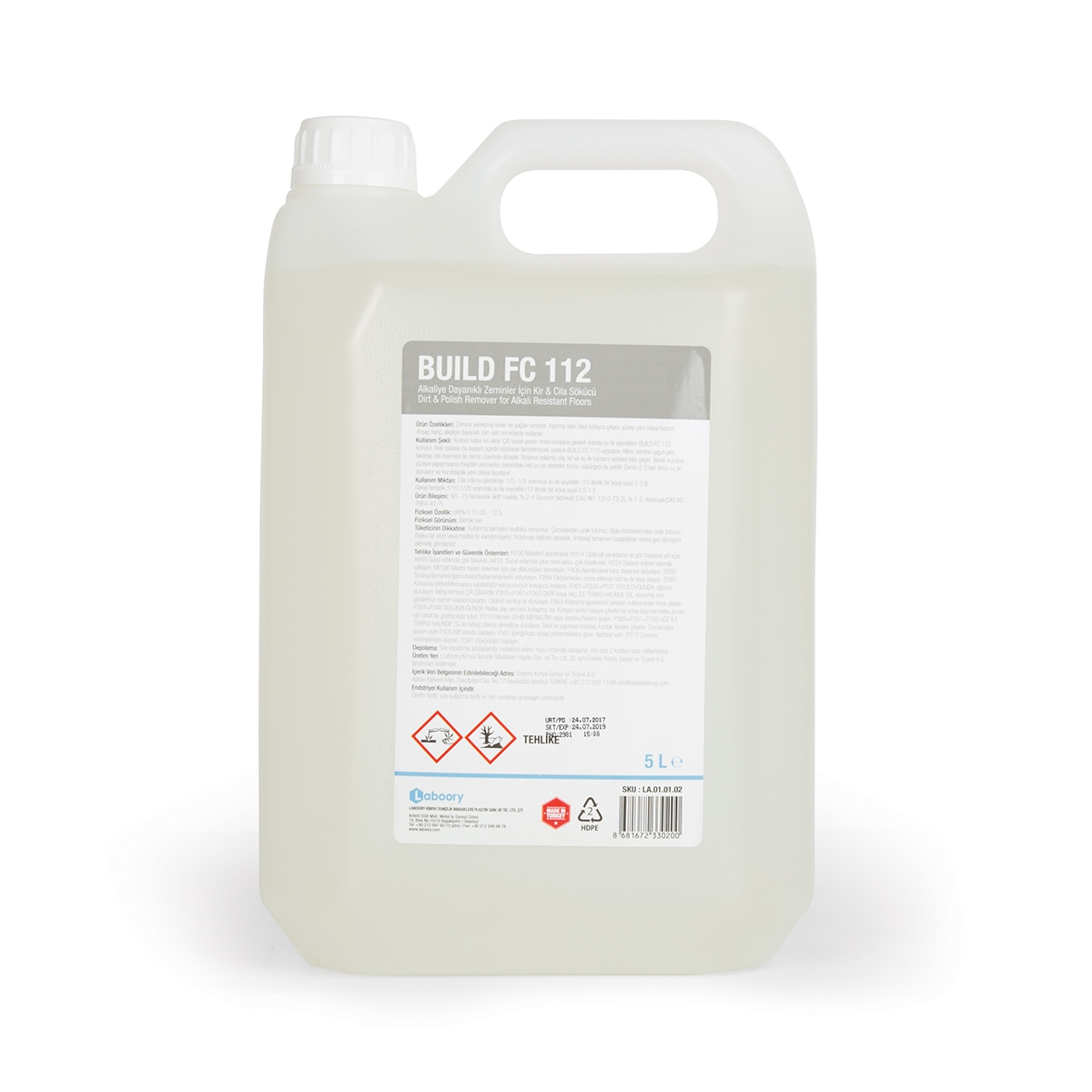 7 01 01 15BUILD FC 112 ALKALİYE DAYANIKLI ZEM.KİR&CİLA SÖK.