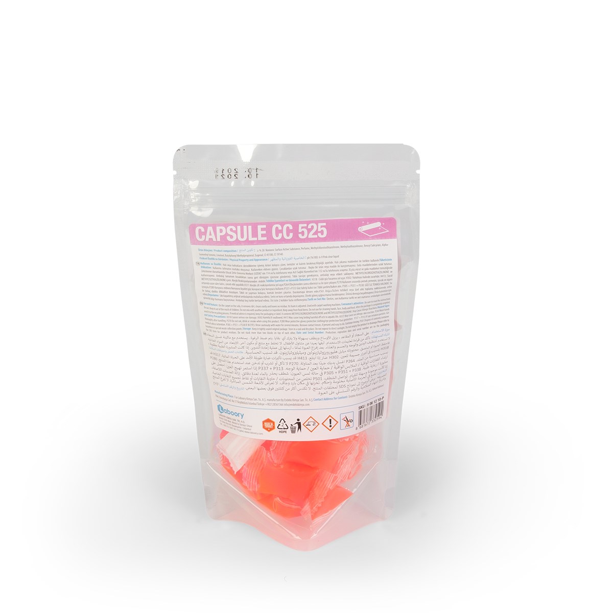 9 06 12 10-PCAPSULE CC 525 SUDA ÇÖZÜNEN HALI KOLTUK ŞAMPUANI