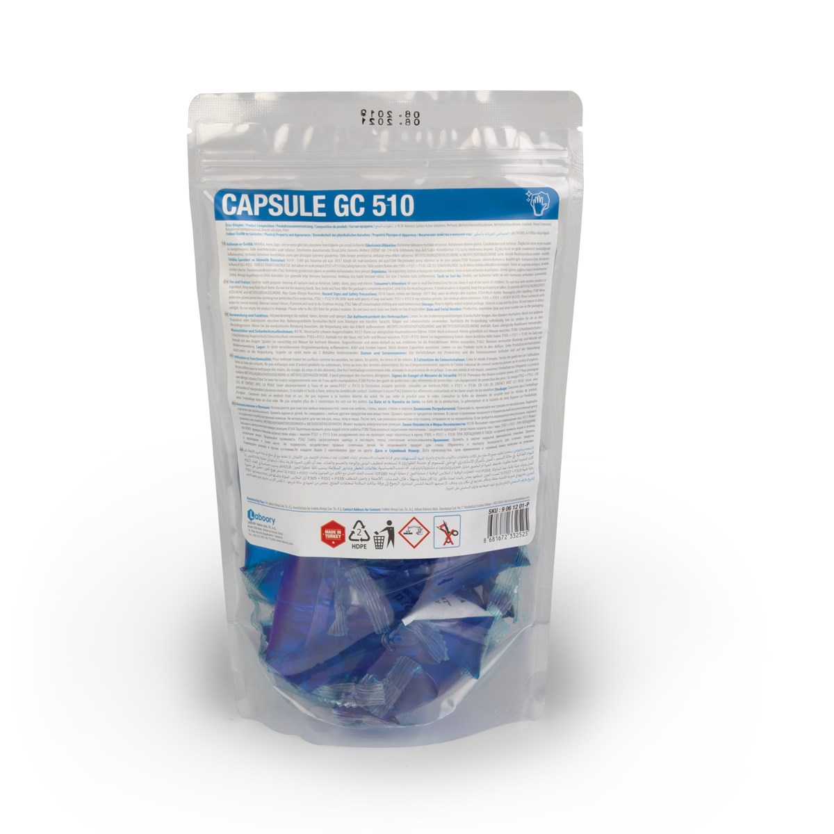 9 06 12 01-PCAPSULE GC 510 SUDA ÇÖZÜNEN ÇOK AMAÇLI YÜZEY TEMİZ