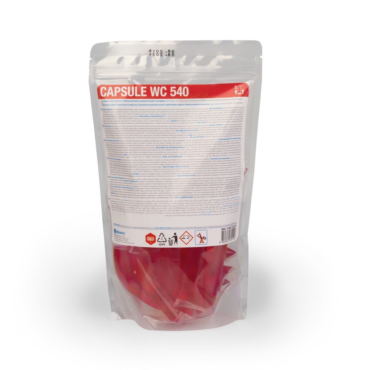 9 06 12 04-PCAPSULE WC 540 SUDA ÇÖZÜNEN BANYO & TUVALET TEMİZL