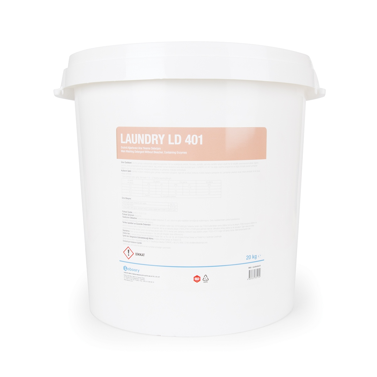 7 01 04 01LAUNDRY LD 401 ENZİMLİ AĞARTICISIZ ANA YIKAMA DET.