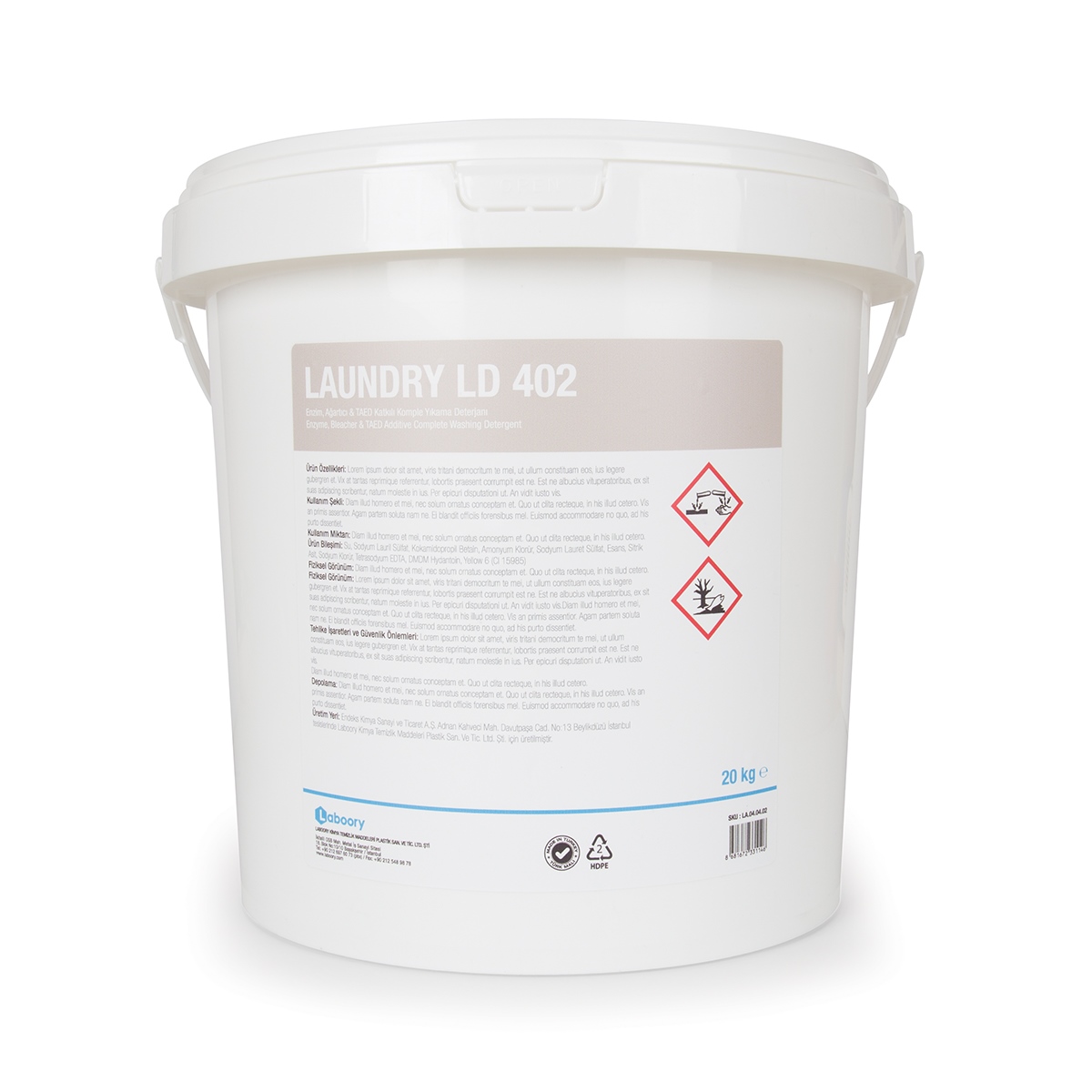 7 01 04 02LAUNDRY LD 402ENZİM AĞARTICI&TAED KAT.KOMP.YIK.DET