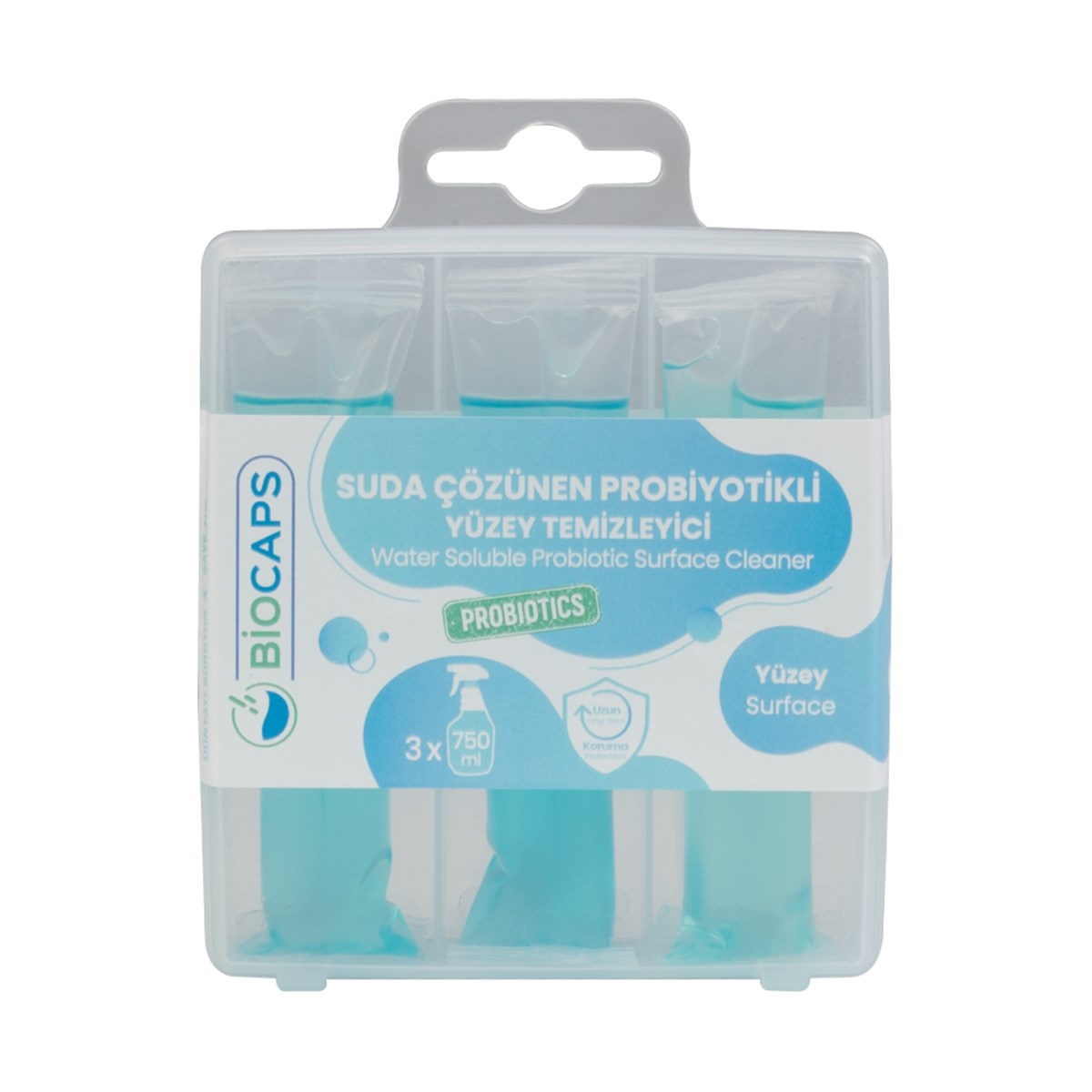 BIOCAPS GC 10 SUDA ÇÖZÜNEN YÜZEY TEM. ÜRÜNÜ