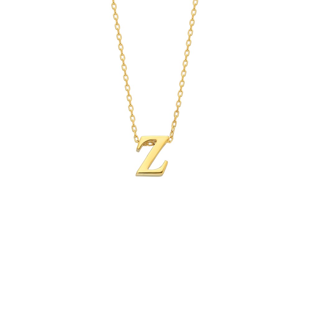 925 gümüş minimal harf kolye