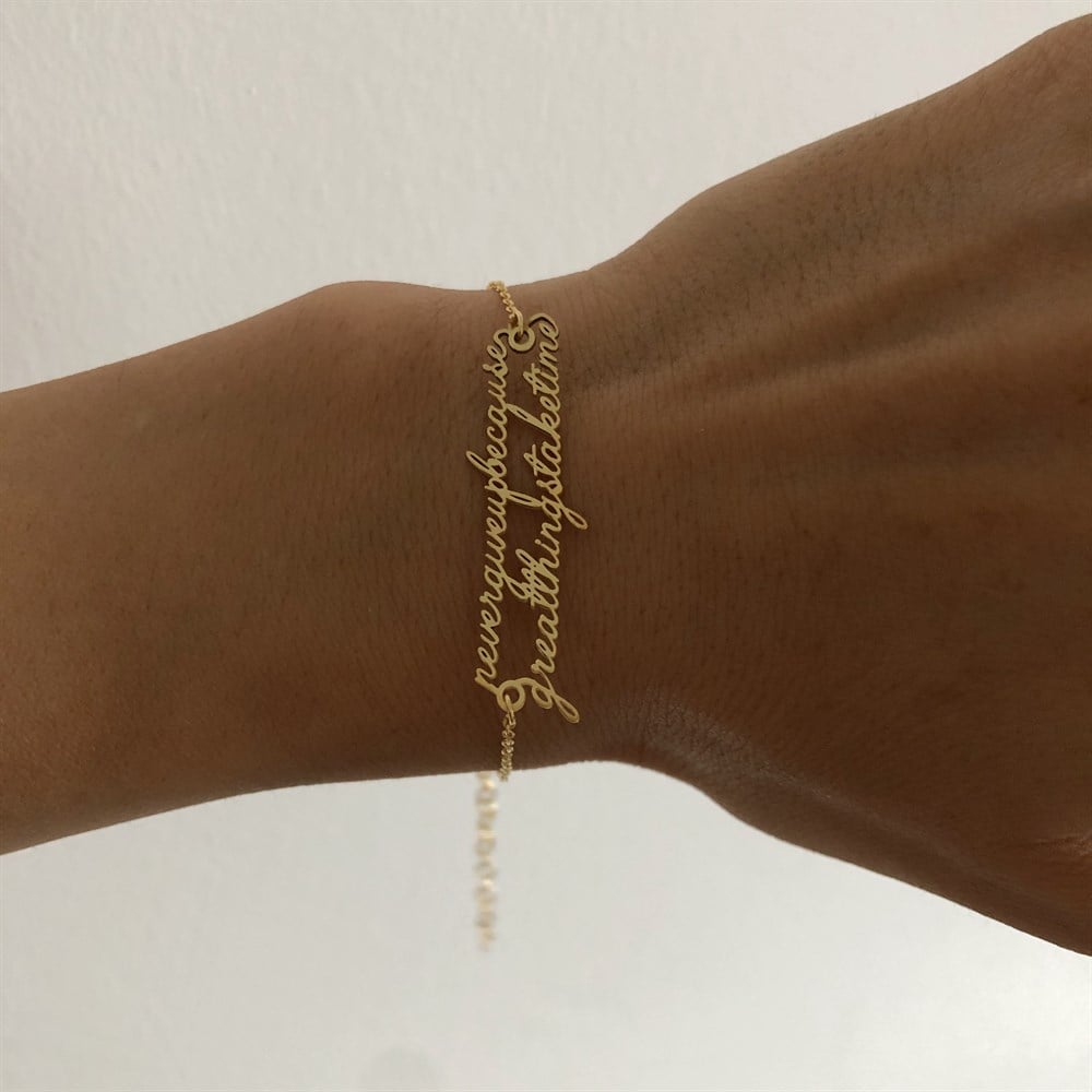 925 istediğini yazdır bileklik