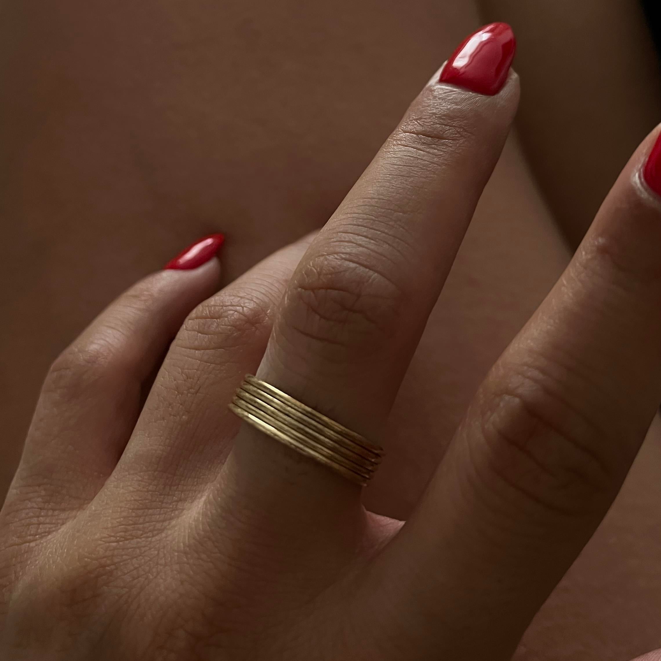 Çok Halkalı Çelik Yüzük