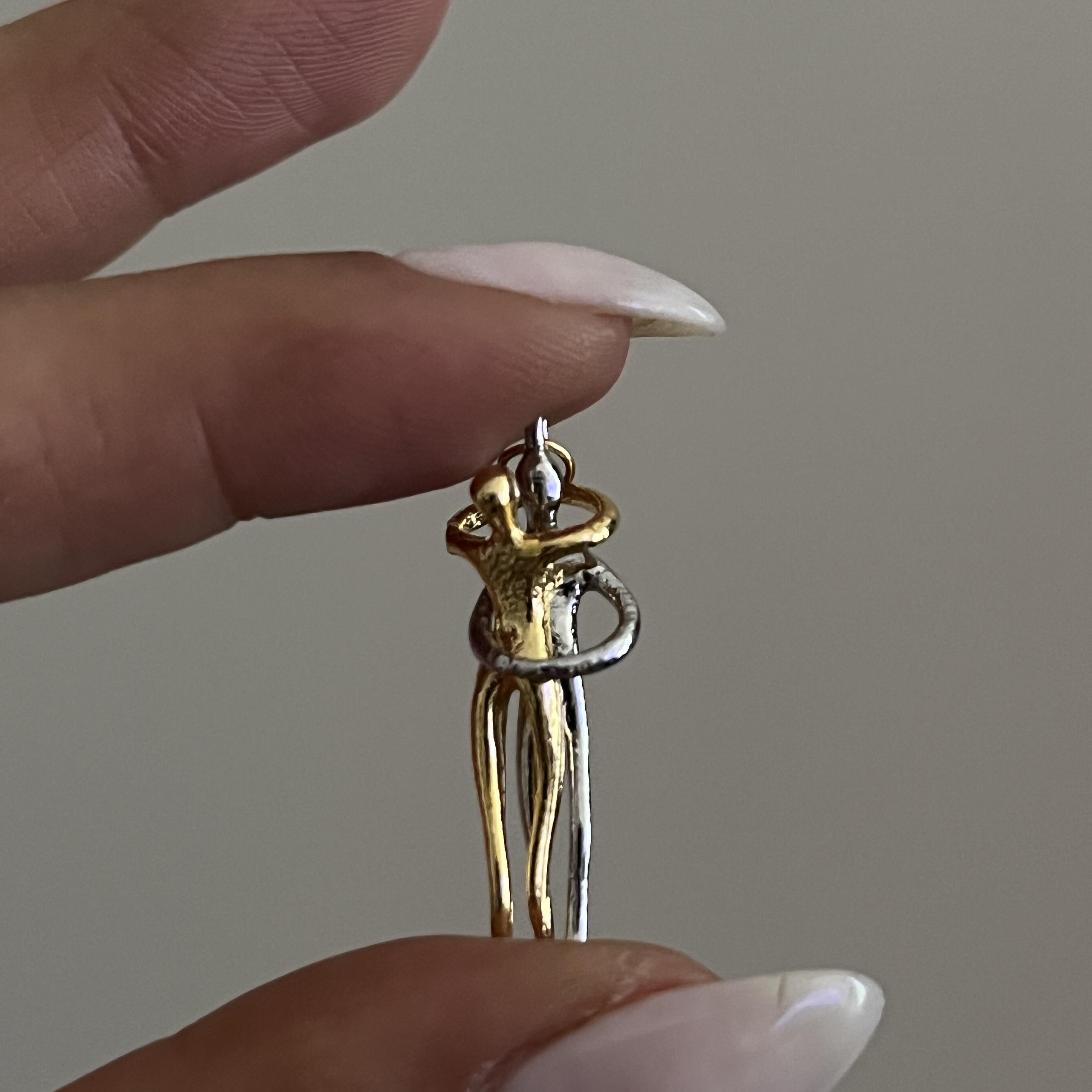 Dans Eden Çift Kolye Ucu