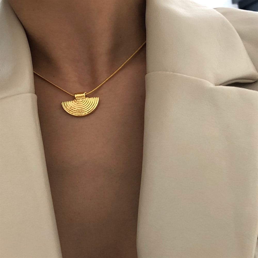 Gold klasik kolye