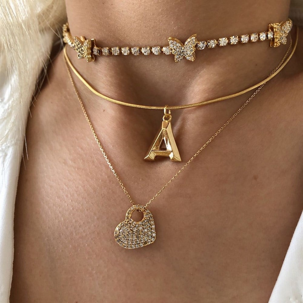 Keskin font harf kolye