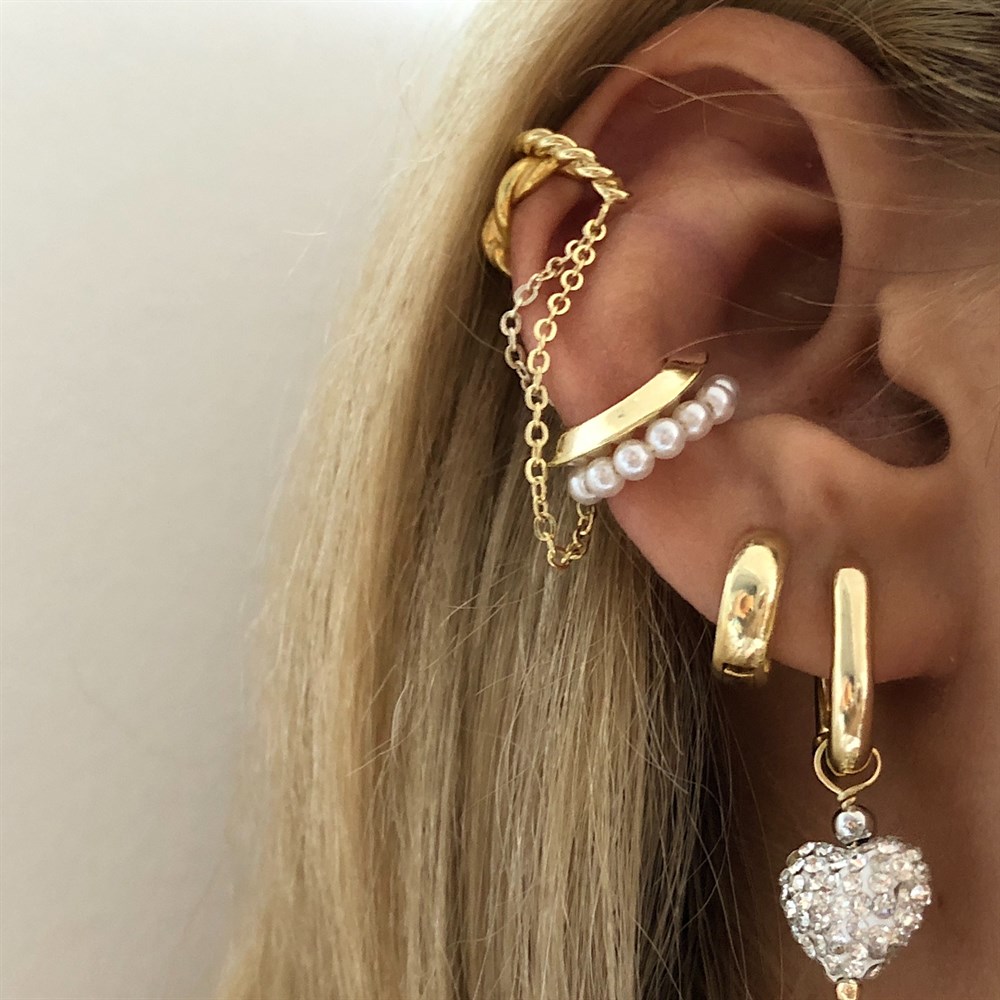 KOMBİN ear cuff üçlü set