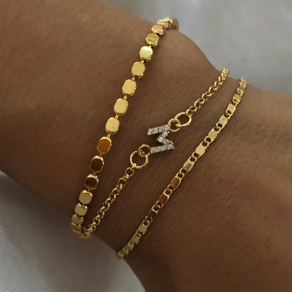 KOMBİN üçlü bileklik seti