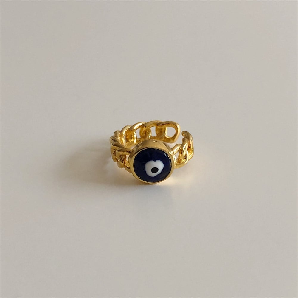 nazar boncuklu ear cuff