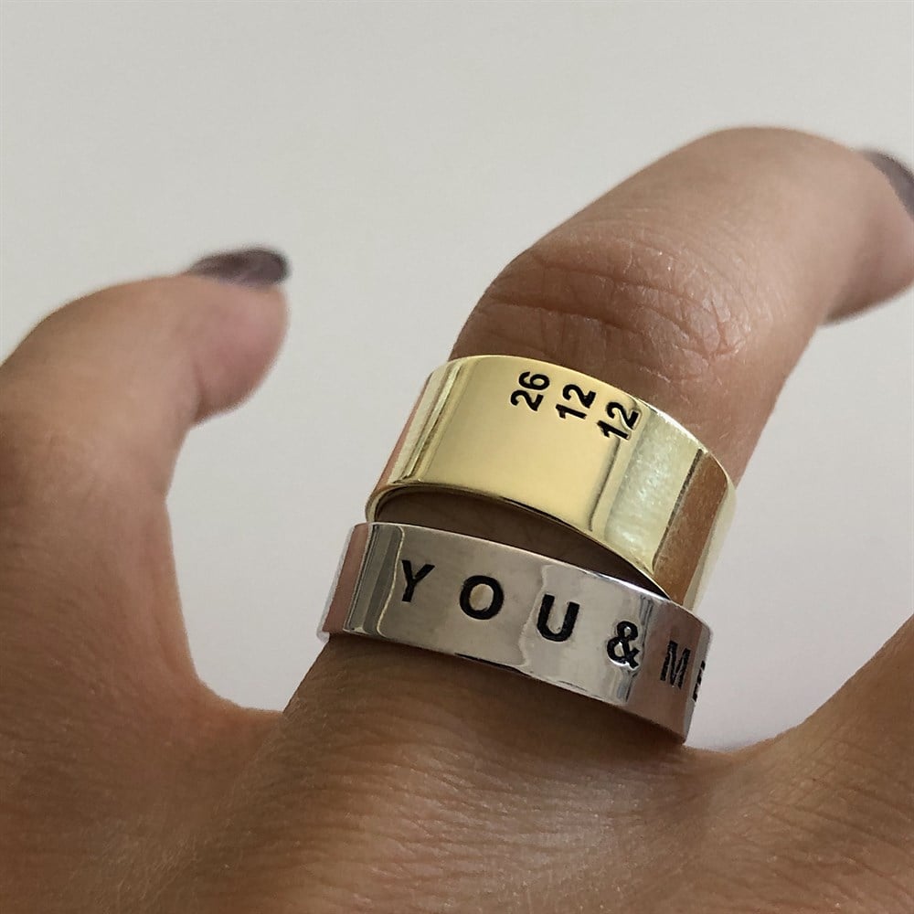 925 çift yüzüğü